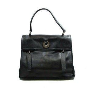 Saint Laurent Muse Two Handbag Leather Canvas Black Bag